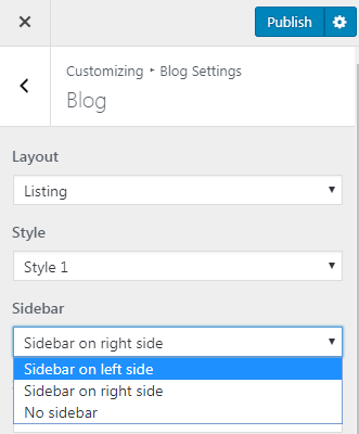 blog sidebar