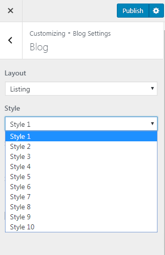 blog style