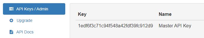 weather API key