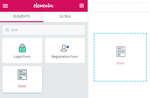 form widget
