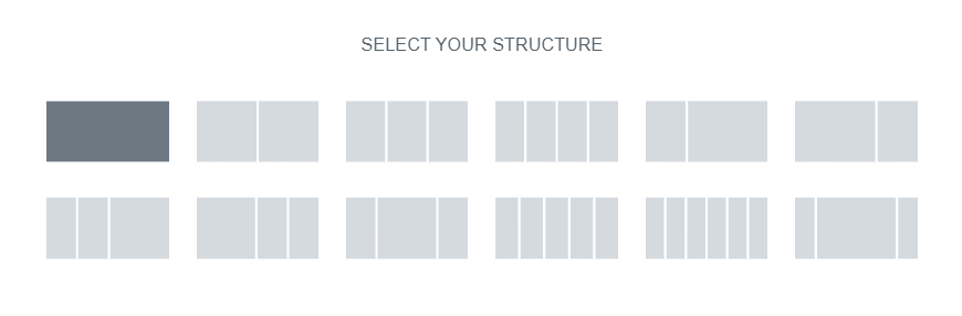 available section structures