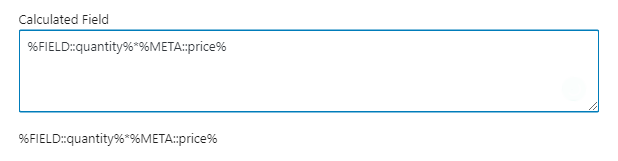 calculated field formula