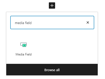 media field block