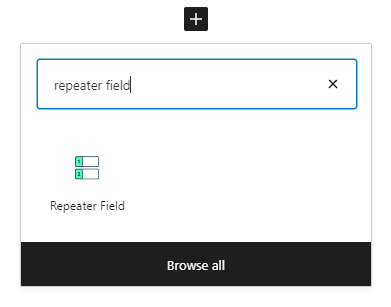 repeater field block