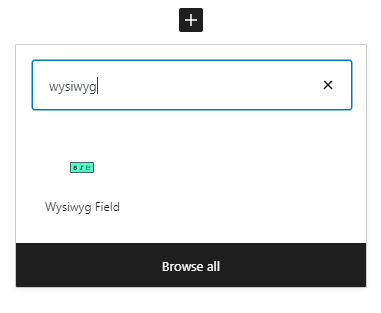 wysiwyg field block