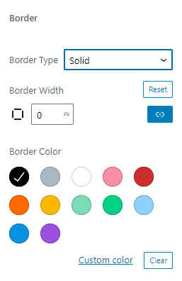 border feature