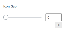 icon gap feature