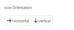 icon orientation feature