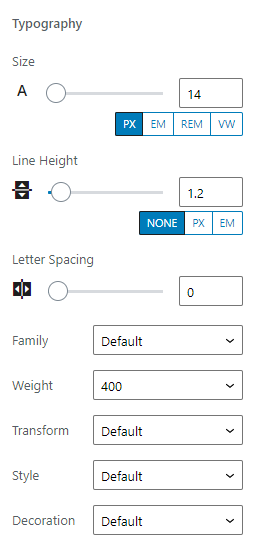 typography feature