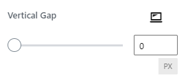 vertical gap feature