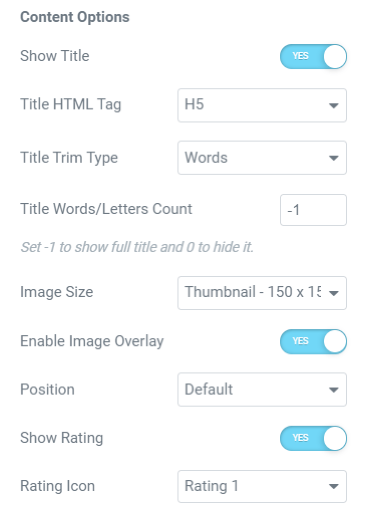 wishlist content option