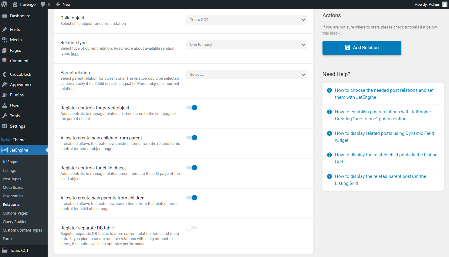 cct relations toggles