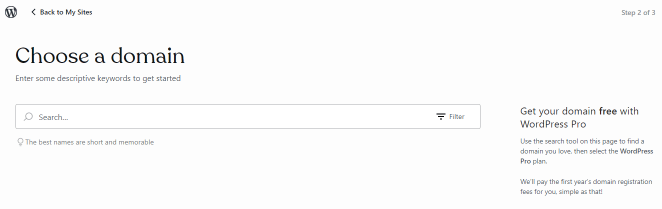Choosing a domain name