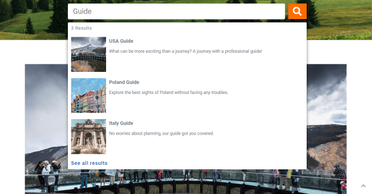 search with products source