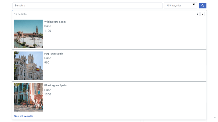 taxonomy search on the gutenberg made page