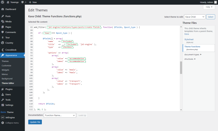 checkbox code