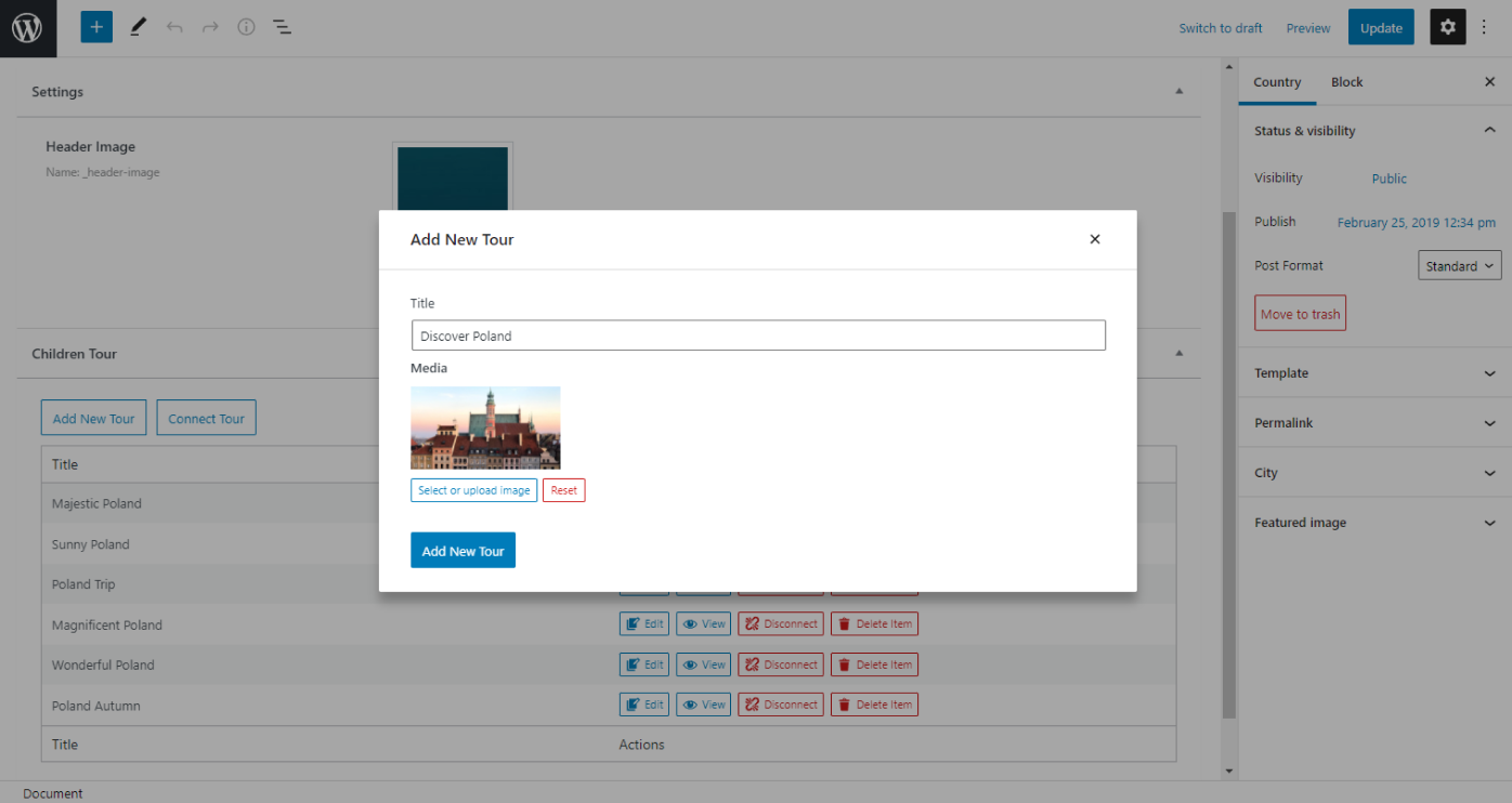 new added media field