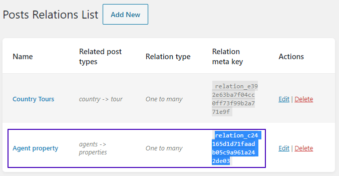 legacy relations key