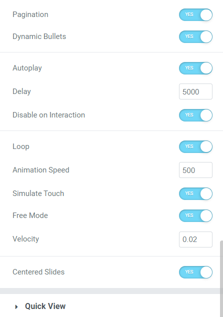 carousel pagination