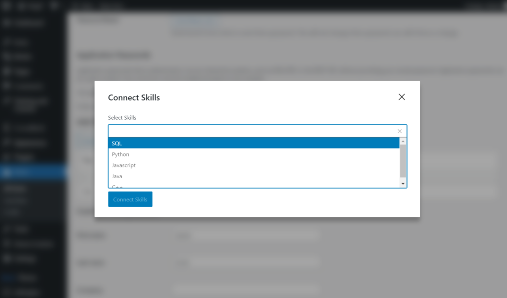 connect related skills