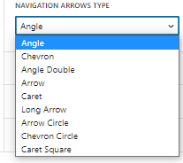 navigation section of ajax search results area blocks
