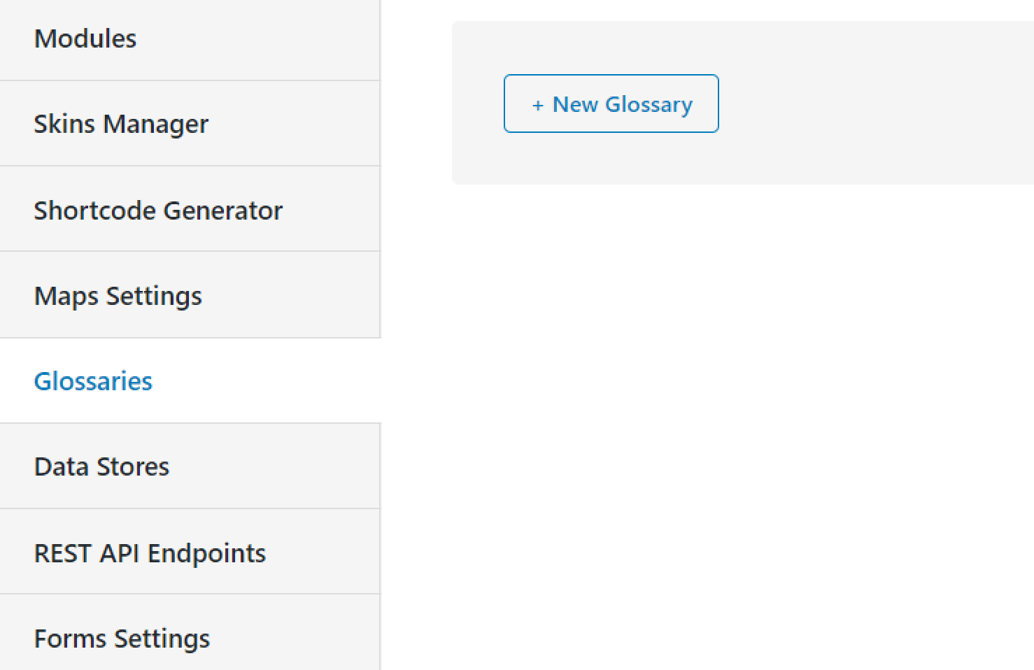 new glossary