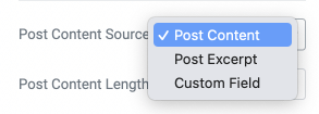 post content source