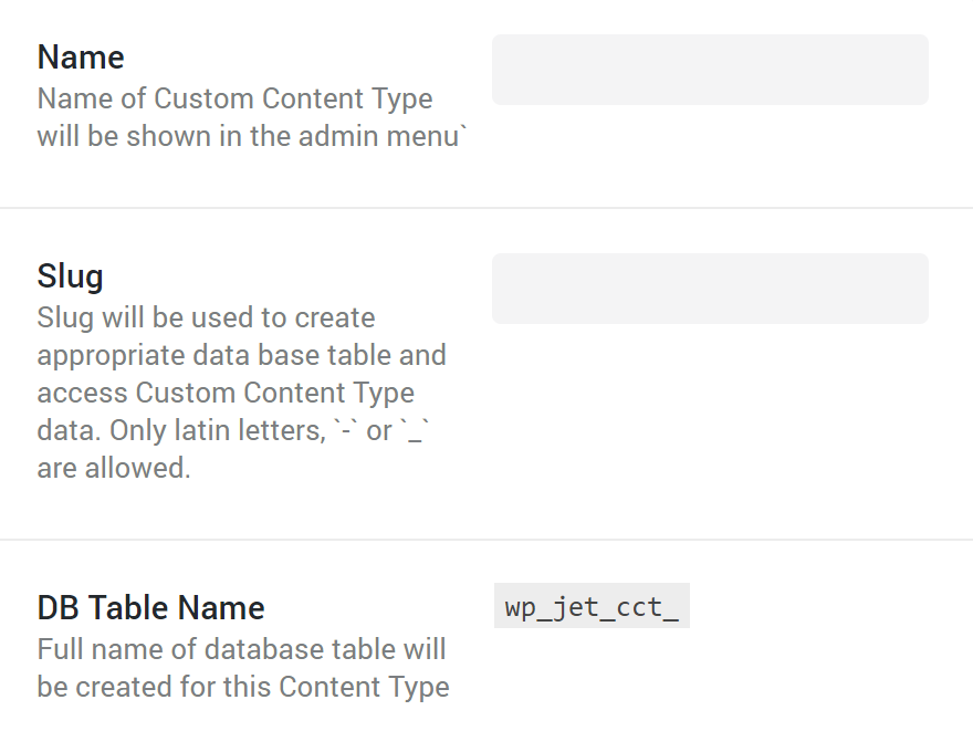 cct general settings