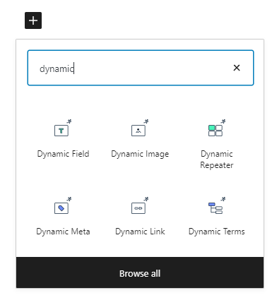 dynamic blocks