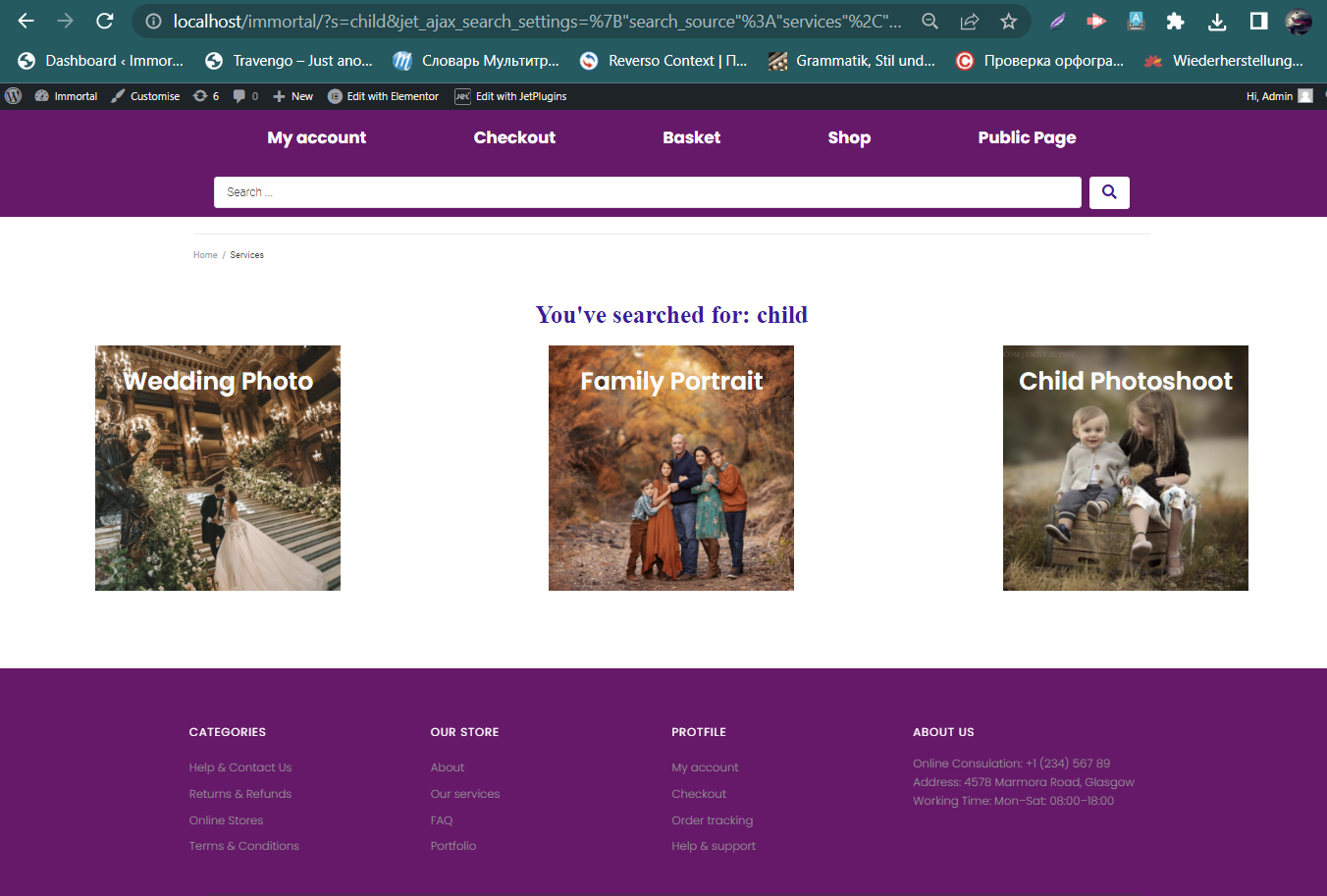 hide result gutenberg