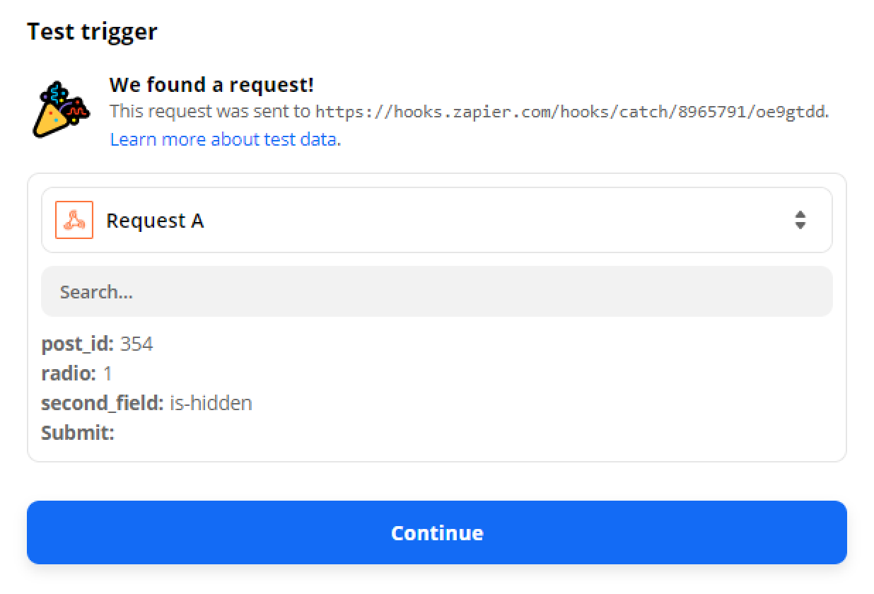 successful request