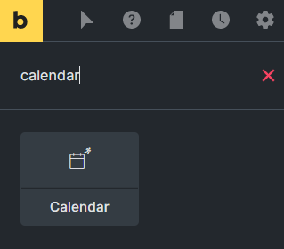 calendar element
