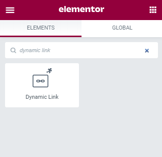 dynamic link widget