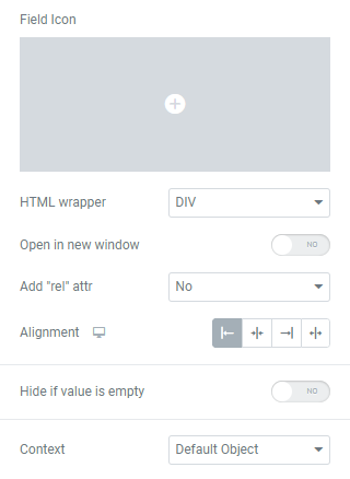 dynamic link field icon