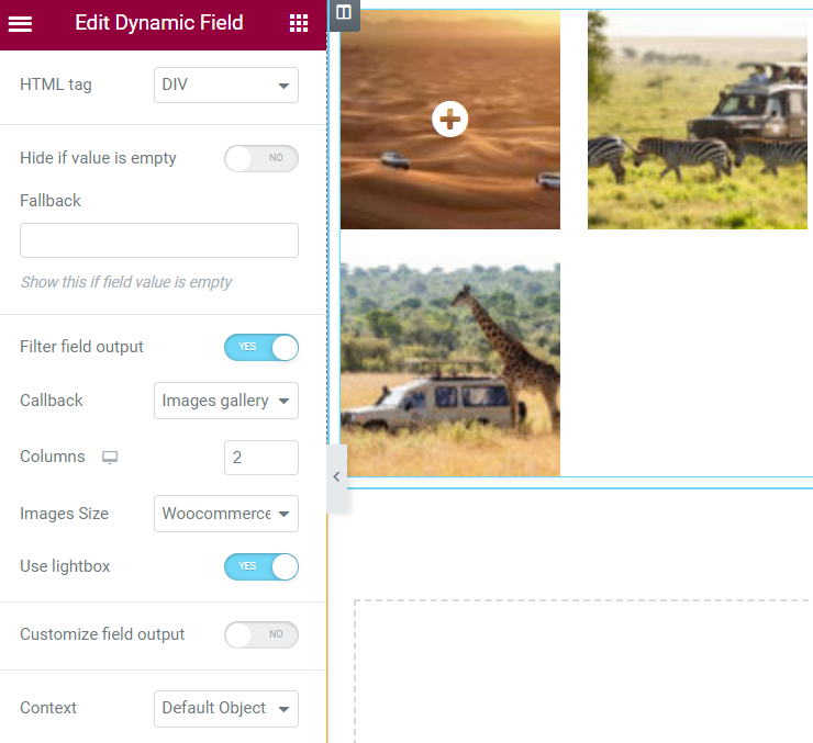 image gallery grid
