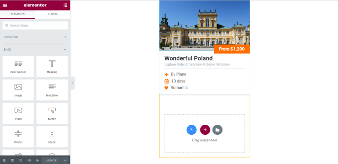 listing item created