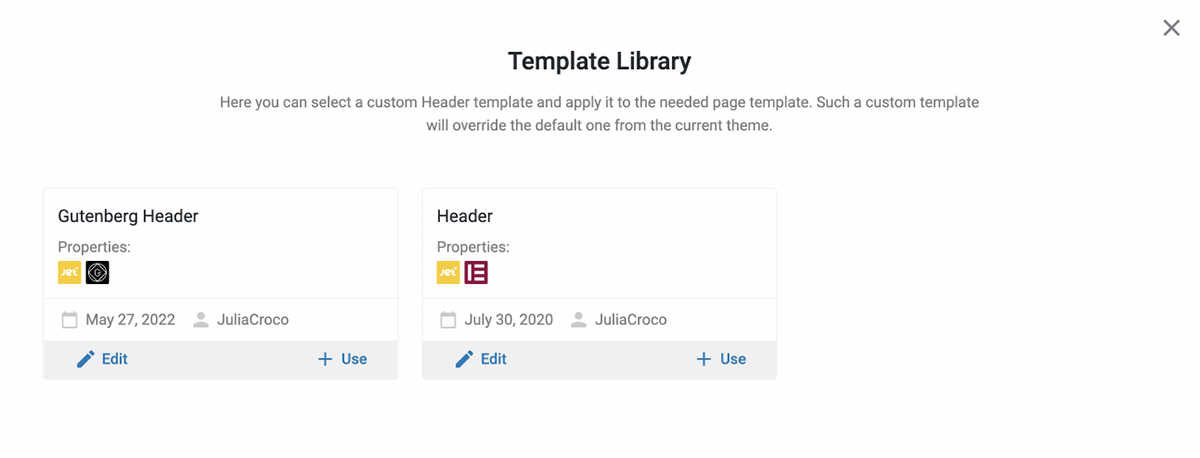 template library