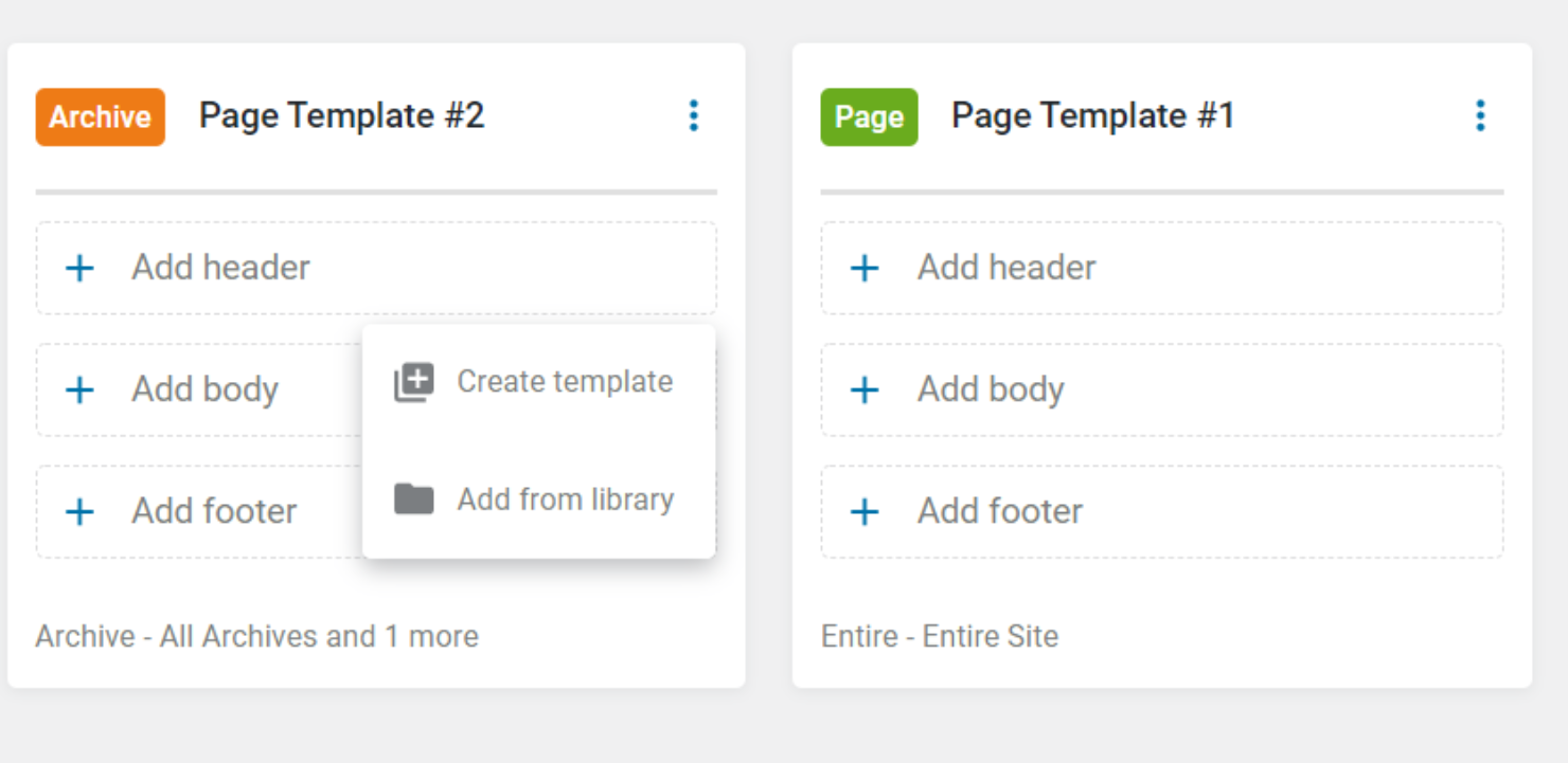 jetthemecore theme builder creating template