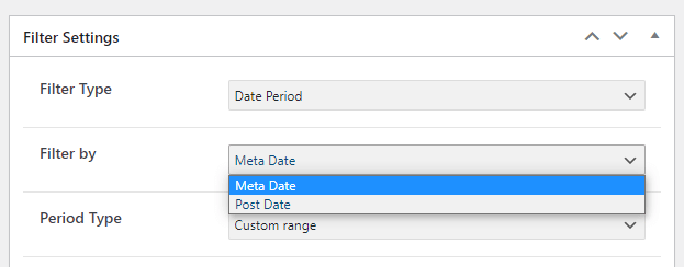 filter by drop-down select