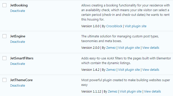 jetplugins for jetbooking
