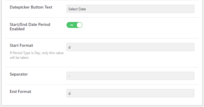 other date period filter settings