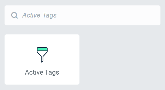 active tags widget