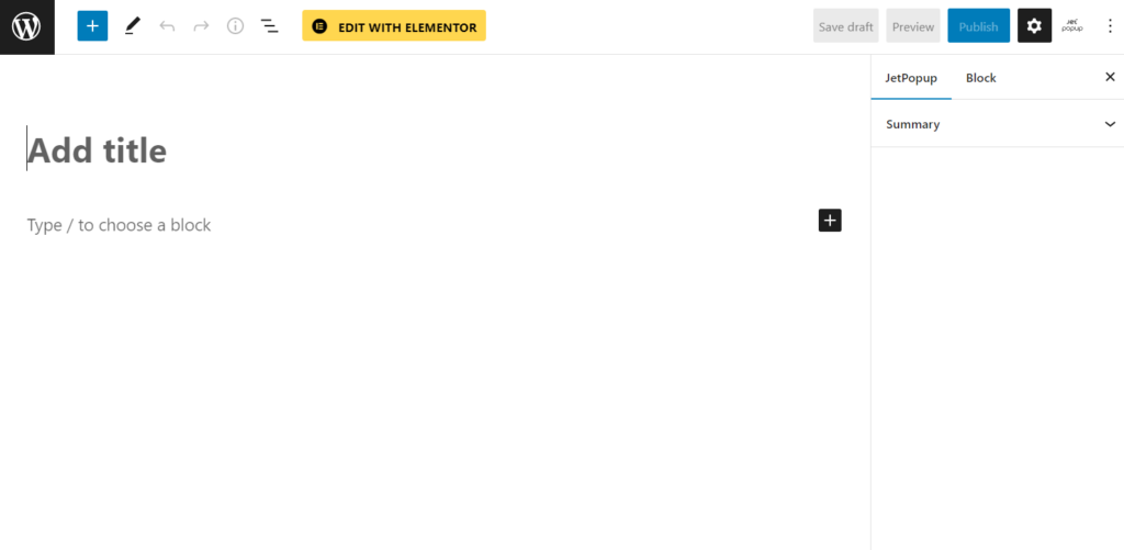 add new popup