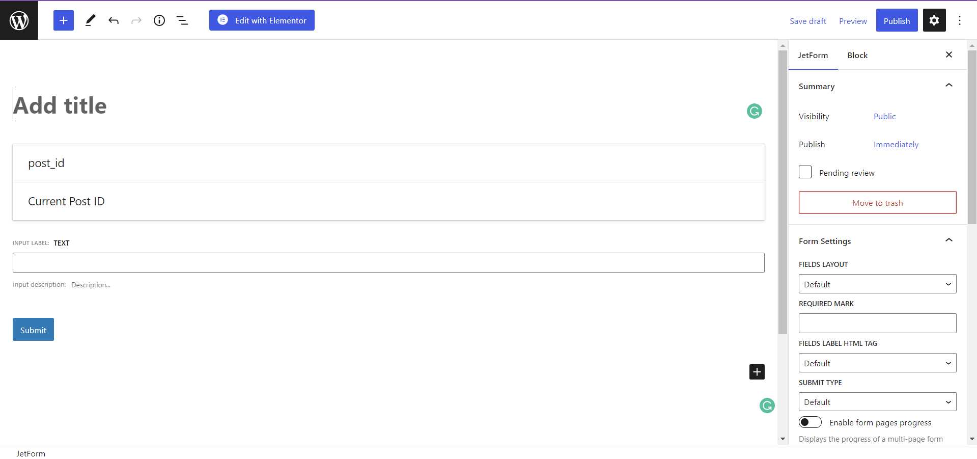 create cct form