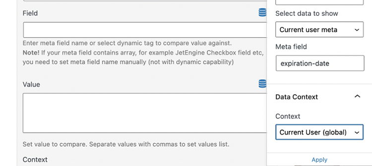 data context