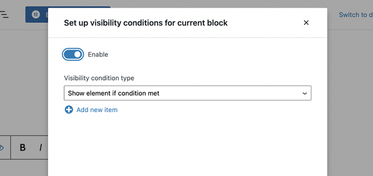 enabling visibility