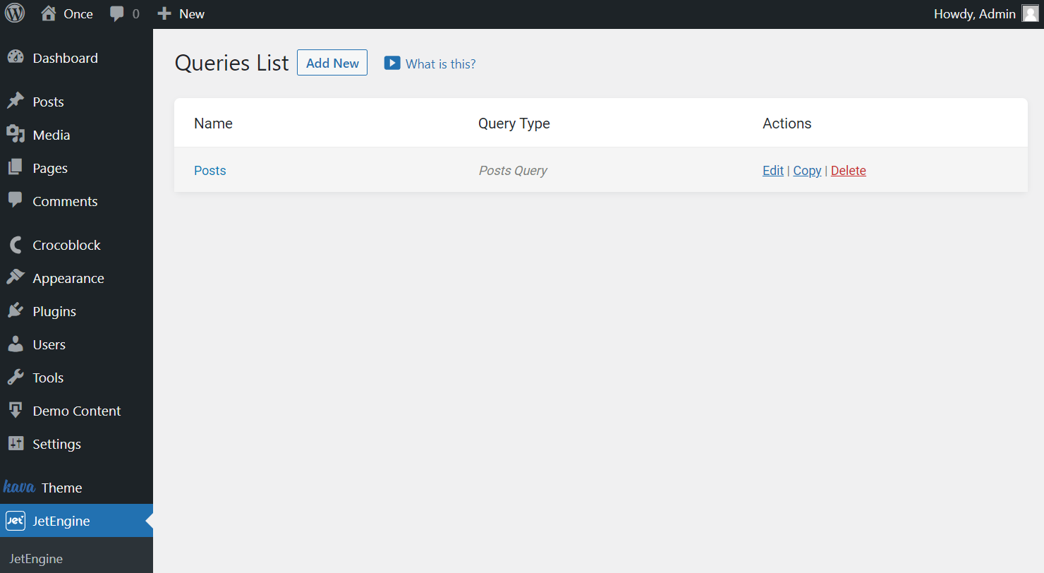 jetengine queries list