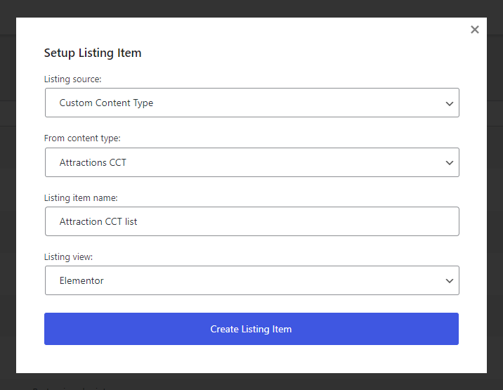 listing for cct