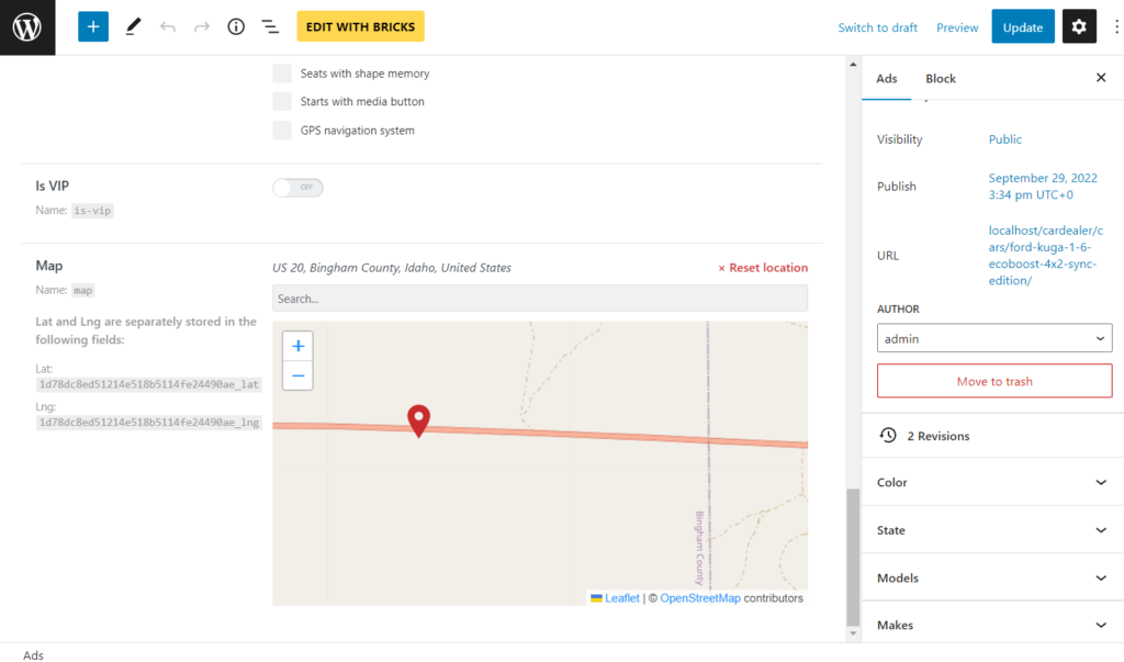 map meta field in the custom post