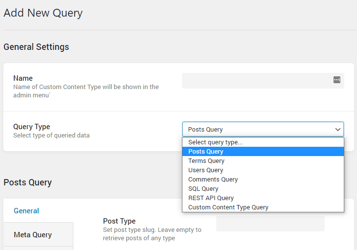 query types